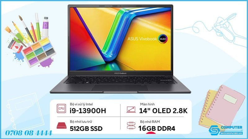 gioi-thieu-ve-laptop-asus-vivobook-14x-oled-s3405va-km071w-skycomputer