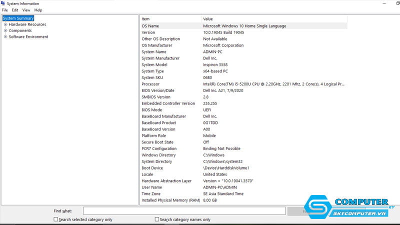kiem-tra-bang-system-information-skycomputer