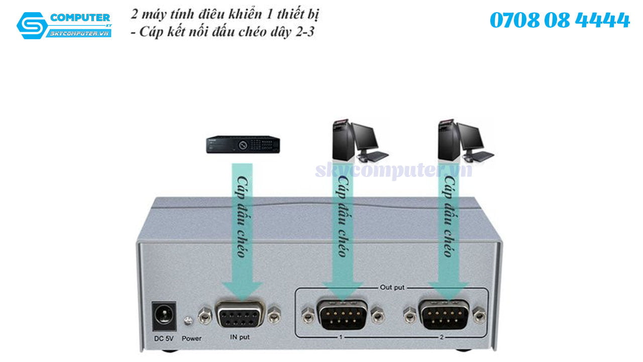 bo-chia-rs232-1-ra-2-chinh-hang-dtech-dt-5047
