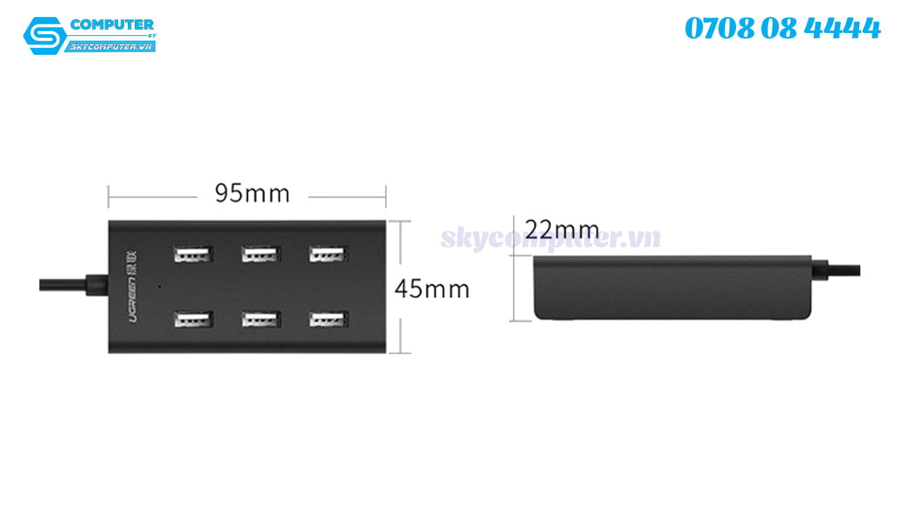 bo-chia-usb-2-0-7-cong-ho-tro-nguon-ngoai-ugreen-30374