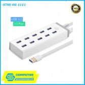 Bộ chia USB 3.0-10 cổng hỗ trợ nguồn ngoài 12V Ugreen 20297