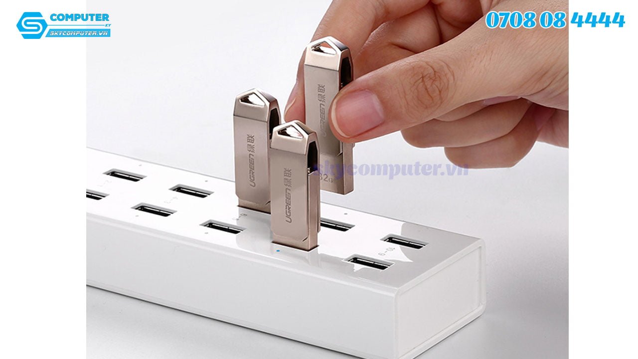bo-chia-usb-3-0-10-cong-ho-tro-nguon-ngoai-12v-ugreen-20297