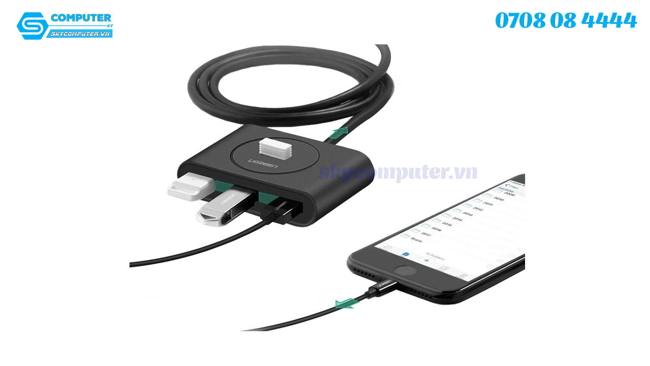 bo-chia-usb-3-0-4port-ugreen-20290-cap-dai-0-5m2
