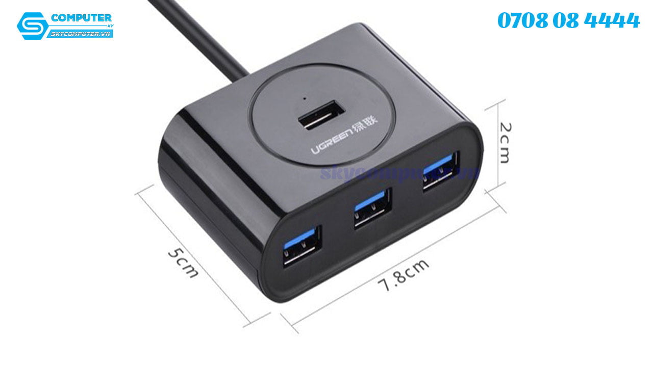 bo-chia-usb-3-0-4port-ugreen-20291-cap-dai-1m1