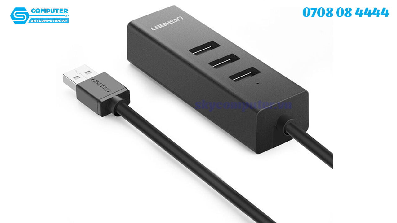 cap-chia-usb-1-ra-3-kem-cong-lan-ethernet-ugreen-30301