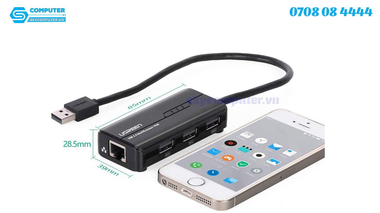 cap-chia-usb-2-0-3port-kem-cong-lan-ethernet-ugreen-20264