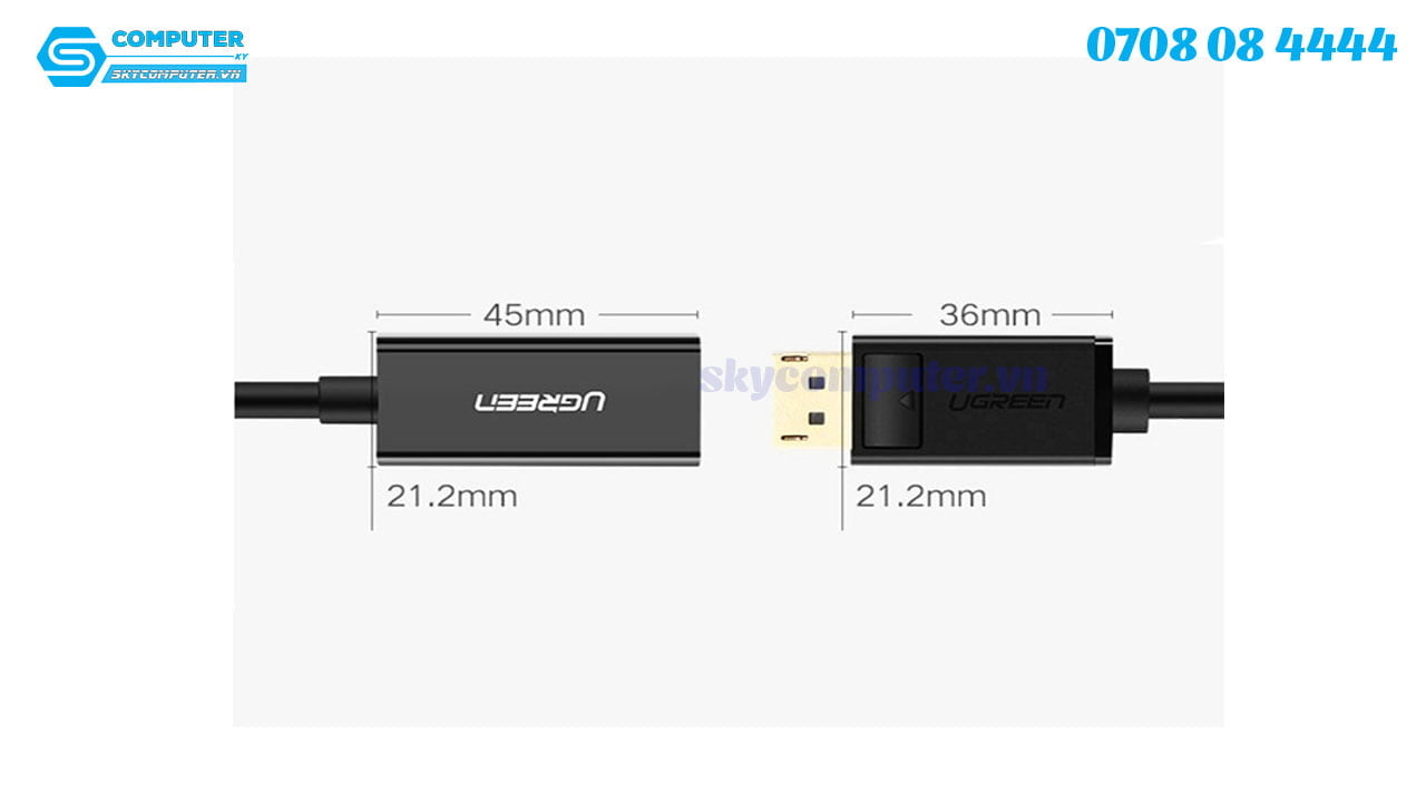 cap-chuyen-doi-displayport-to-hdmi-full-hd1080-ugreen-403621