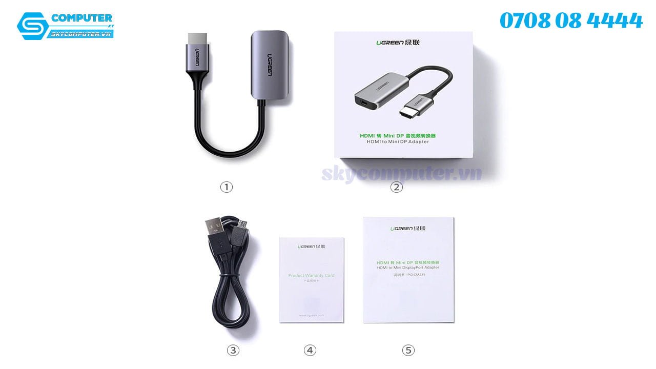 cap-chuyen-doi-hdmi-sang-mini-displayport-female-ugreen2