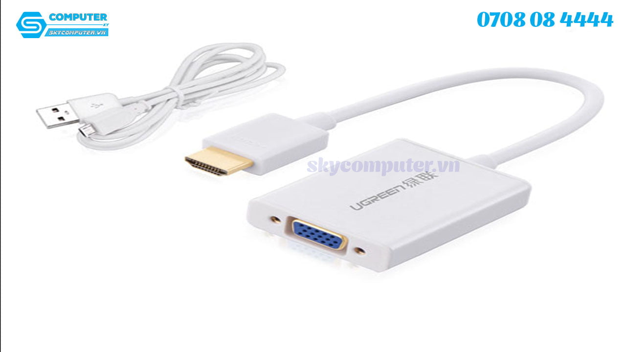 cap-chuyen-doi-mini-hdmi-sang-vga-audio-full-hd-ugreen-402173