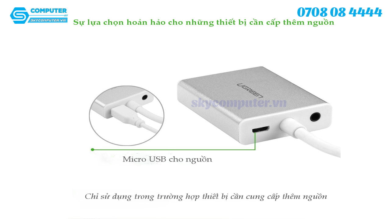 cap-chuyen-doi-mini-hdmi-sang-vga-audio-full-hd-ugreen-402174