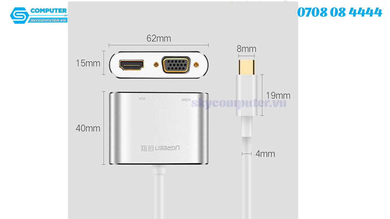 cap-chuyen-doi-thunderbolt-3-ra-hdmi-vga-ugreen-503172