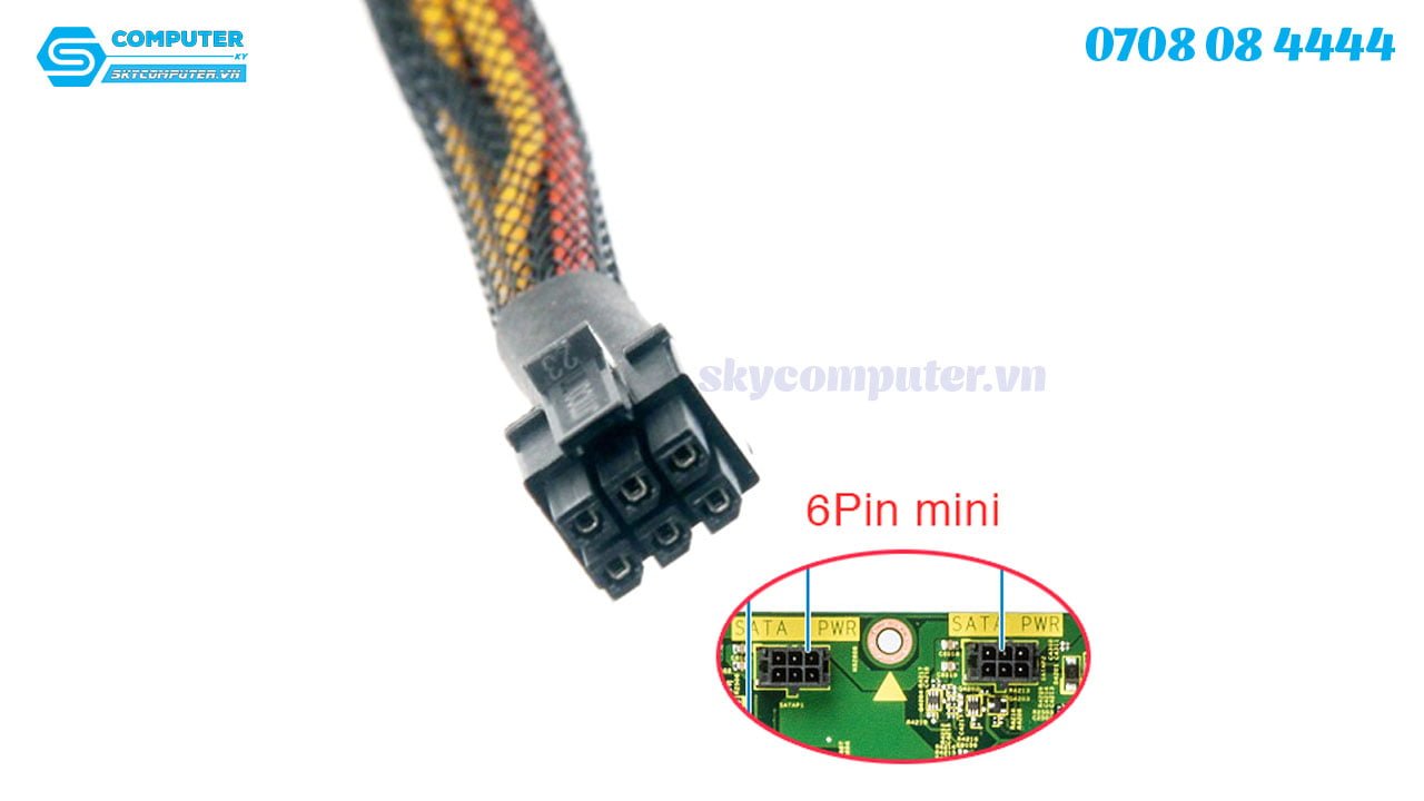 cap-mini-6pin-to-sata-hdd-ssd-dvd-rom-cho-dell