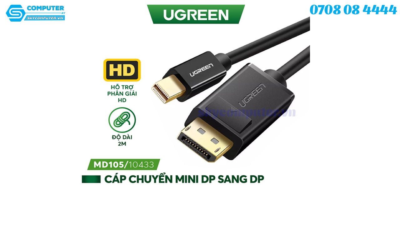 cap-mini-displayport-sang-displayport-2m-4k60hz-ugreen-104331