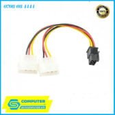 cap-nguon-2-ide-4pin-molex-sang-6pin-pci-e