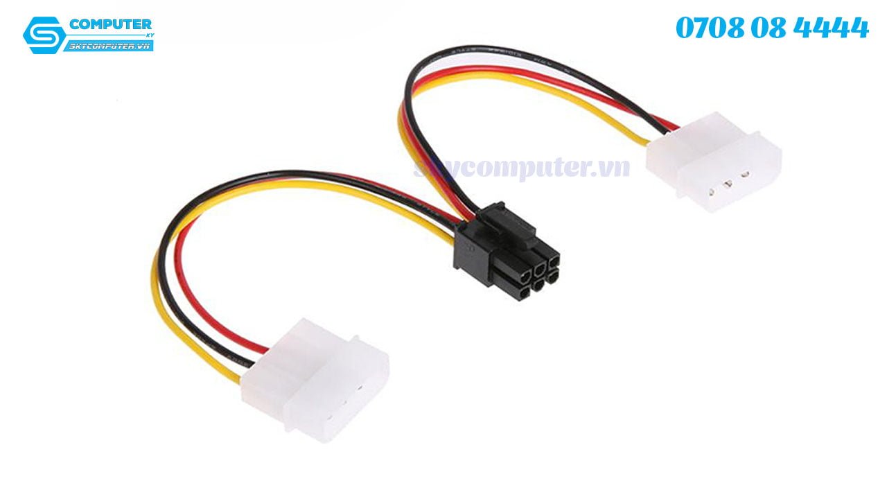 cap-nguon-2-ide-4pin-molex-sang-6pin-pci-e
