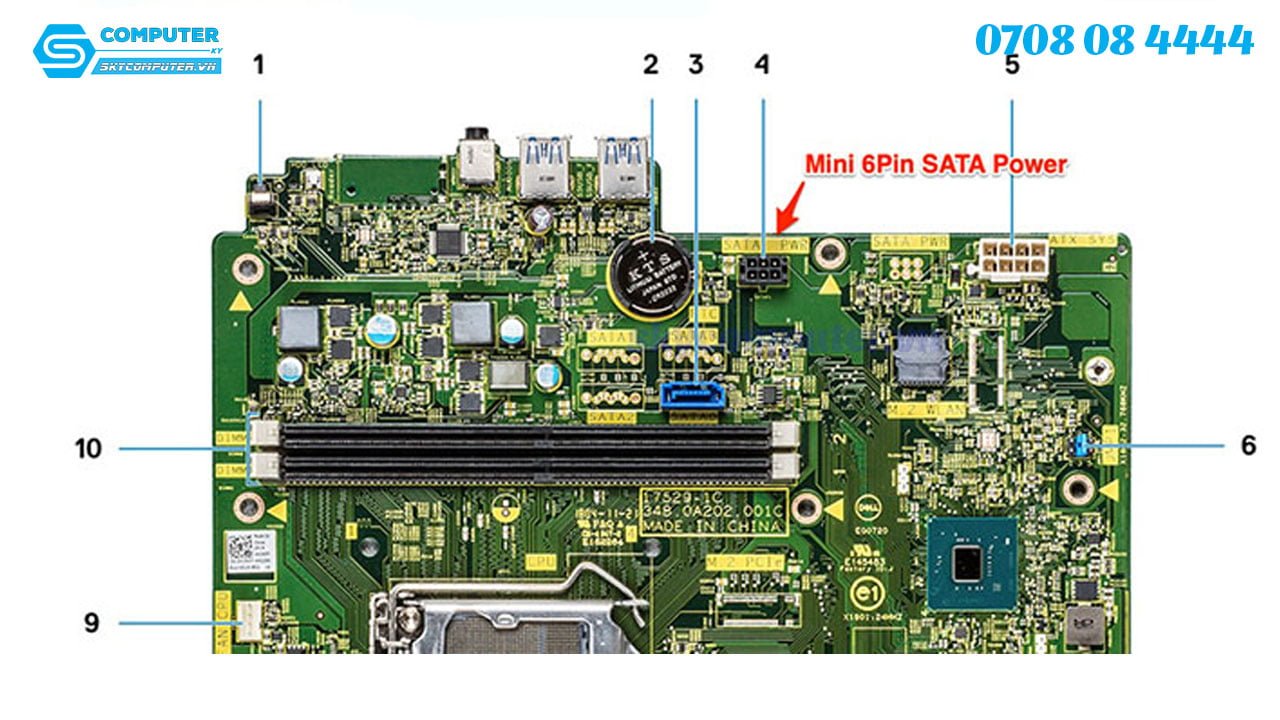 cap-nguon-mini-6pin-ra-sata-power-cho-dell-vostro-3070-3670