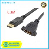 cap-noi-dai-displayport-male-to-female-bat-vit-0-3m-1
