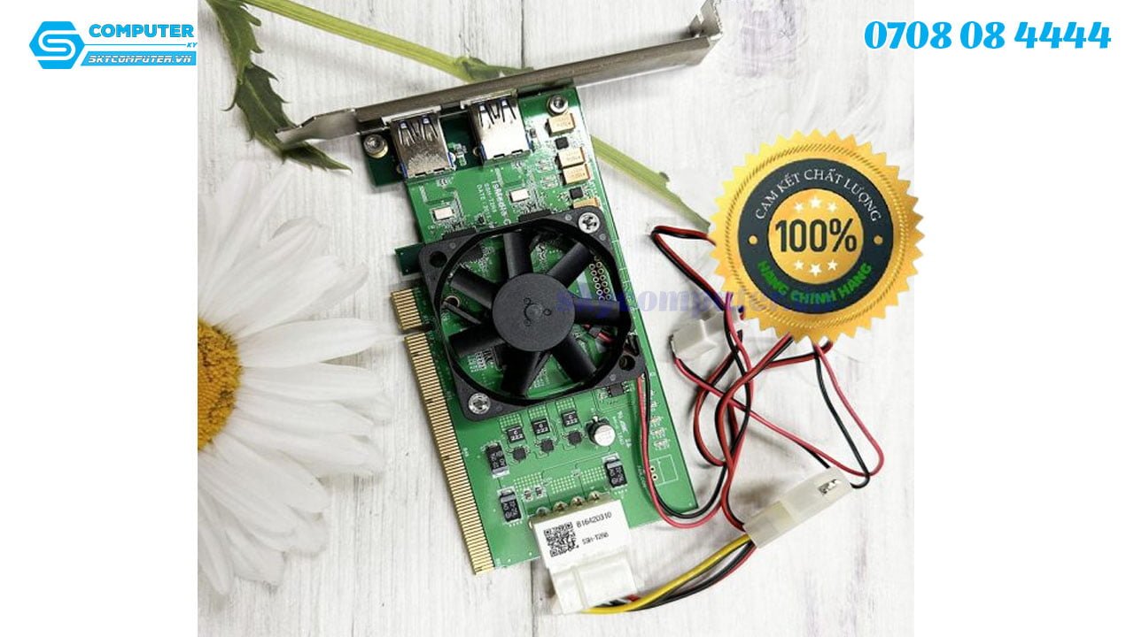 card-mo-rong-pcie-16x-ra-2-usb-3-0-chip-ti-chat-luong-cao-kem-fan-tan-nhiet