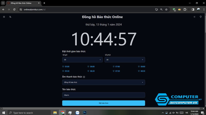 dat-bao-thuc-voi-ung-dung-skycomputer