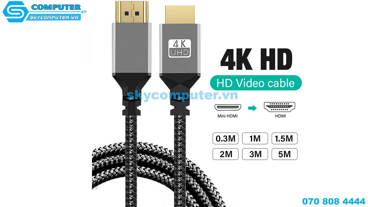 day-cap-chuyen-doi-mini-hdmi-to-hdmi-4k60hz-dai-0-3m-2