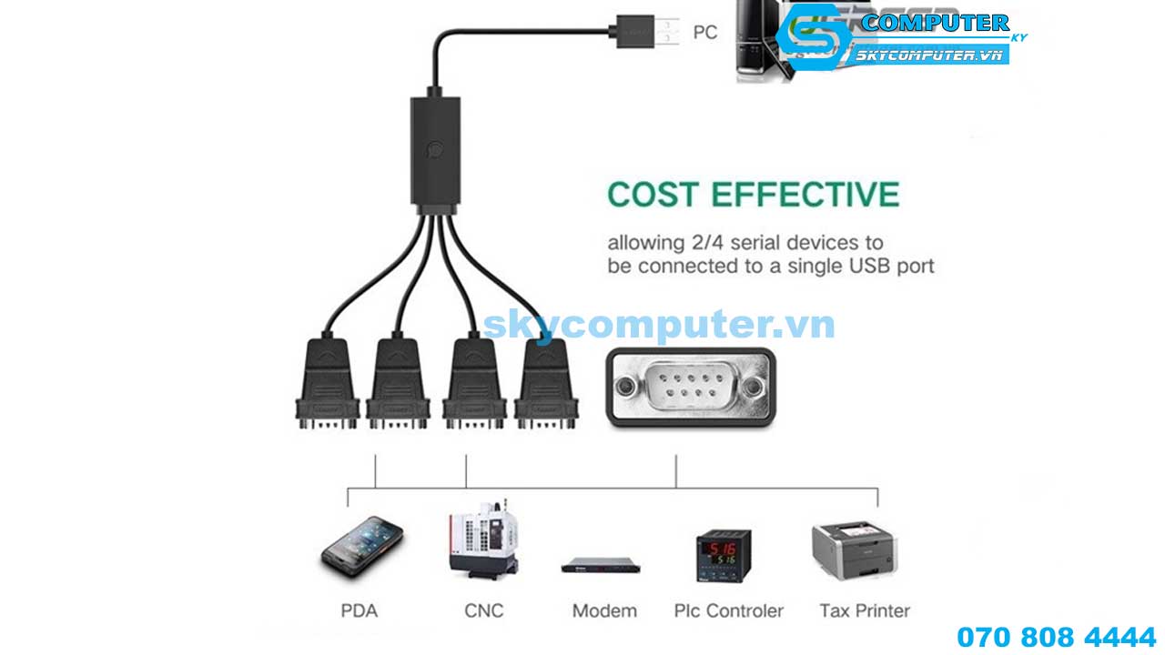 day-cap-chuyen-doi-usb-to-4-rs232-com-ugreen-30770-4