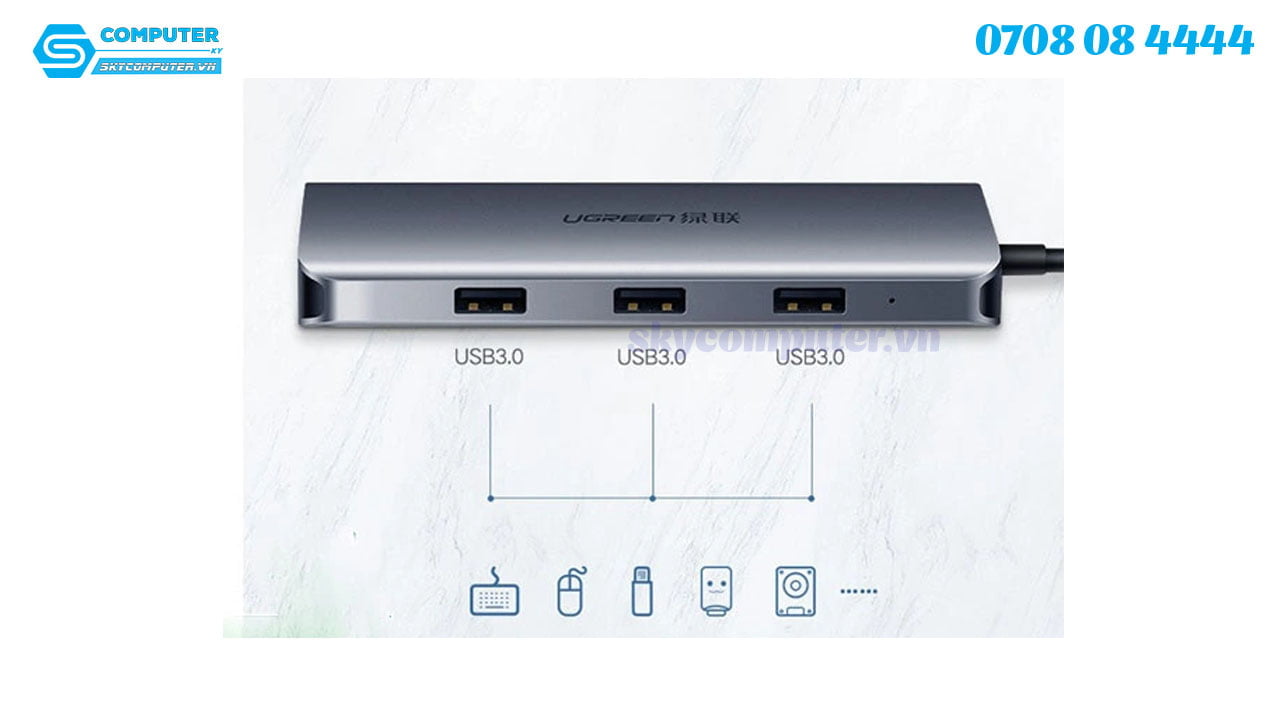 usb-c-hub-7-in-1-hdmi-vga-usb-lan-ho-tro-sac-pd-ugreen-605573