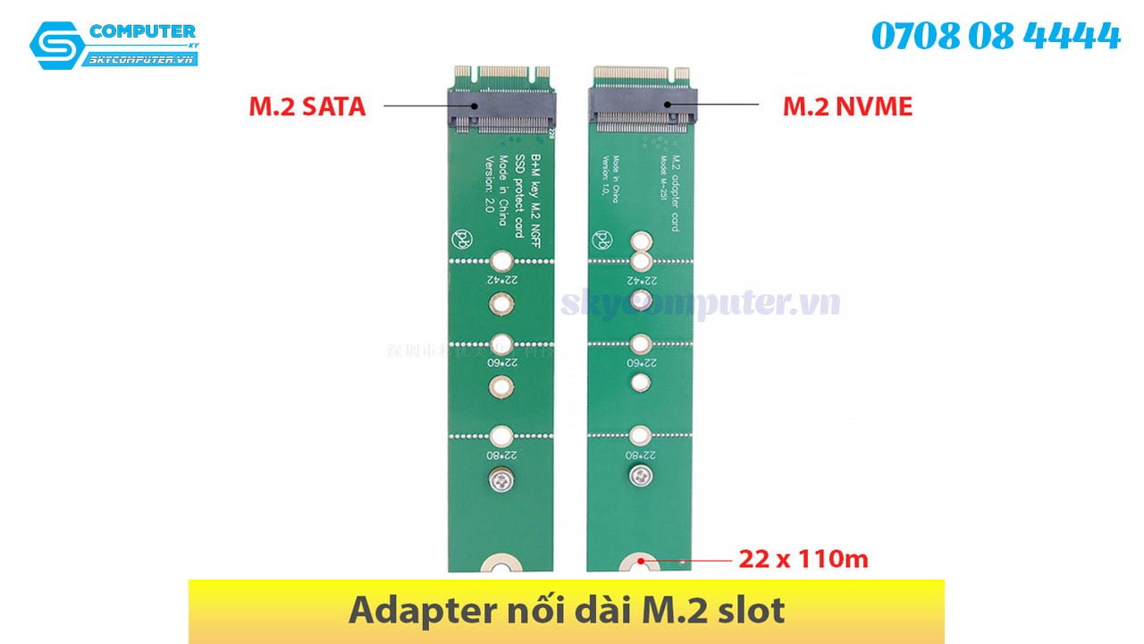 adapter-noi-dai-m-2-sata-m2-nvme-pcie-bao-ve-khe-cam-m2-tren-main3