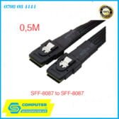 Cap-mini-sas-sff-8087-to-sff-8087-0-5m