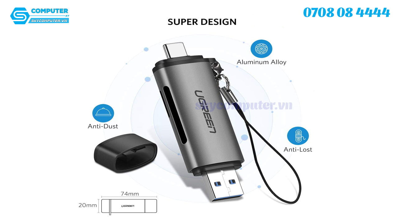 dau-doc-the-sd-tf-cong-type-c-usb-3-0-ugreen-507063