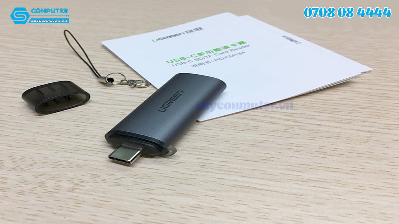 dau-doc-the-sd-tf-usb-type-c-vo-nhom-ugreen-507043