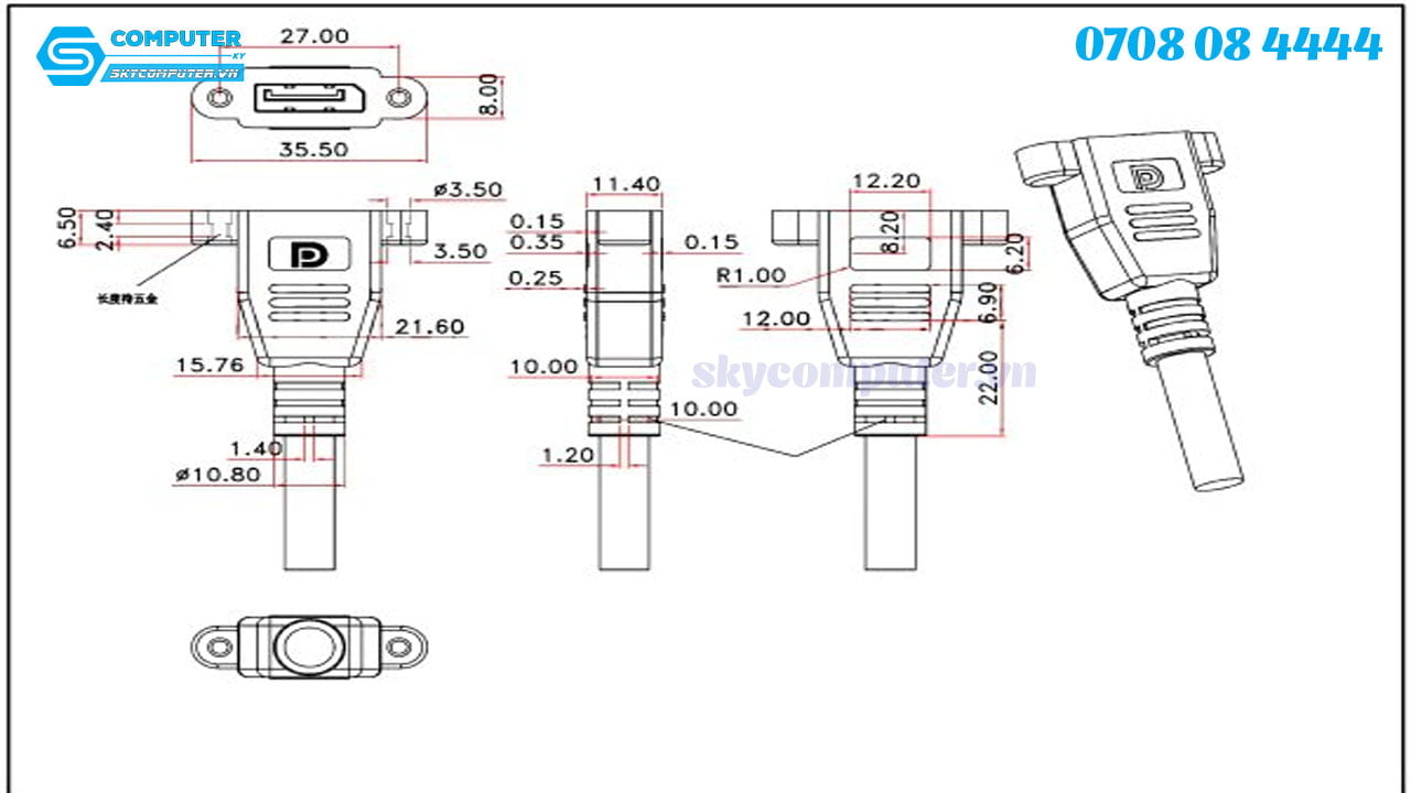 day-cap-displayport-duc-cai-noi-dai-bat-vit-0-5m2