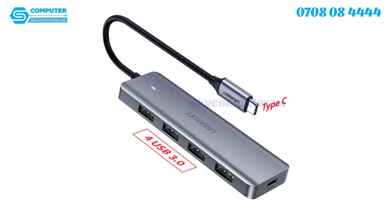 hub-chuyen-usb-c-thunderbolt-3-4-sang-4-usb-3-0-ugreen-703363