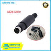 Đầu Hàn Plc Mini Din Md8 8pin Male (đực)
