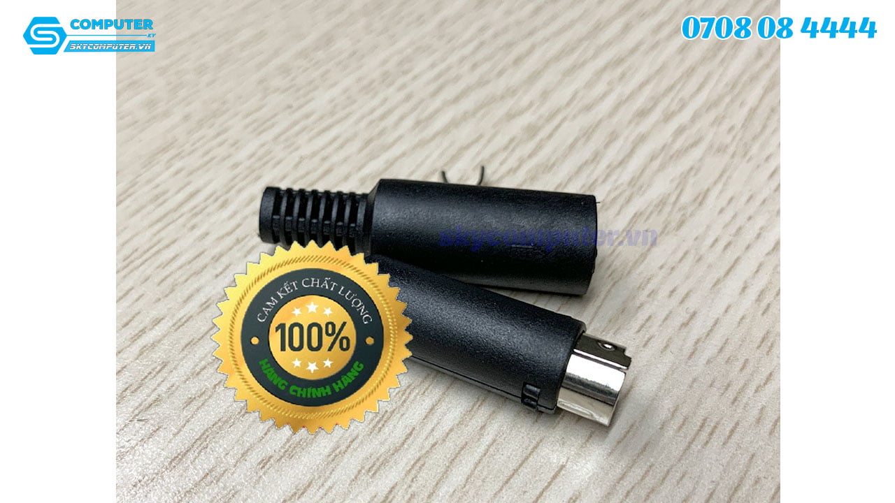 Đầu hàn PLC Mini Din MD8 8Pin Male (đực)1