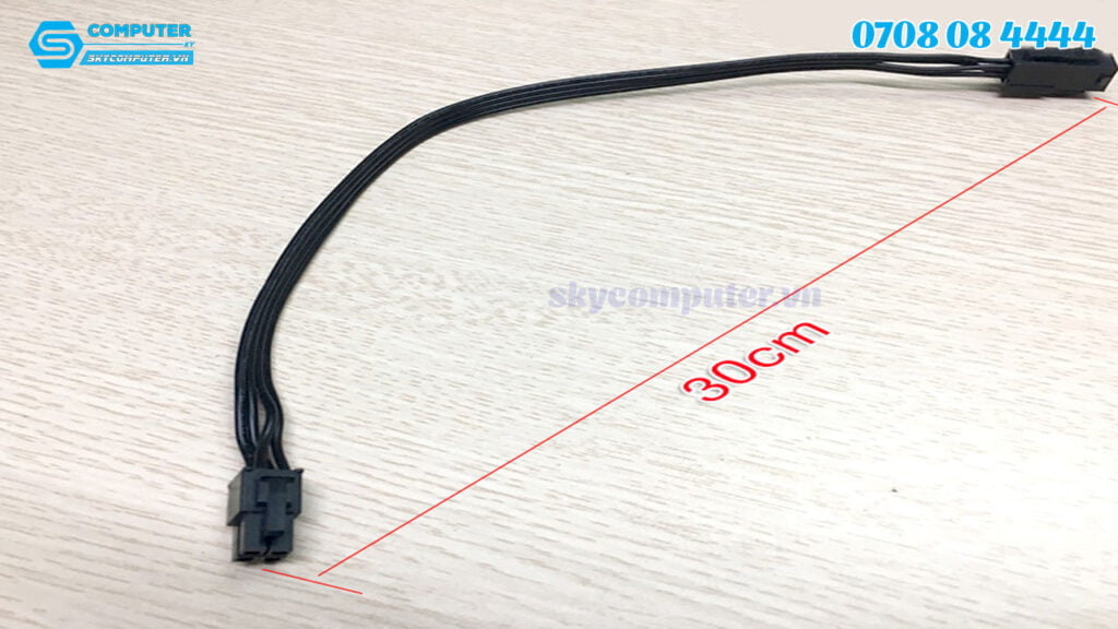 Dây cáp nối dài 4Pin 12V CPU 30cm | Sky Computer
