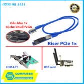 Day-cap-riser-pcie-1x-noi-dai-60cm-lap-dat-card-lan-wifi-com-lpt