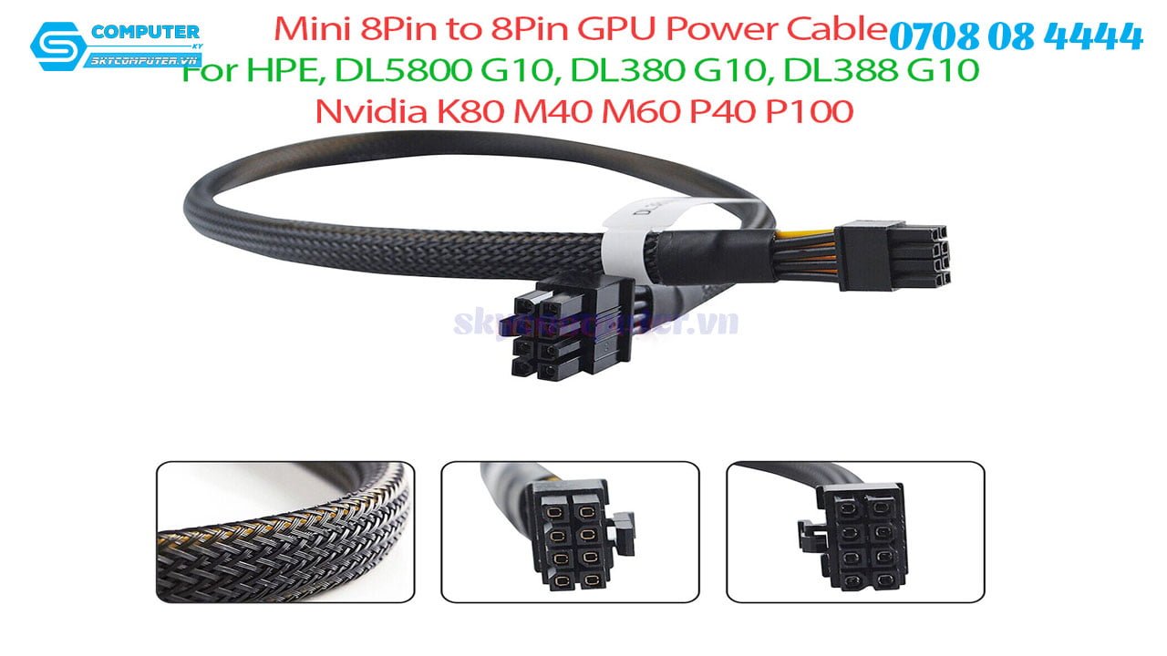 day-nguon-mini-8pin-gpu-to-8pin-pcie-vga-nvidia-k80-m40-m60-p40-p100-cho-hpe-proliant-dl580g10-dl380g10-dl388g101