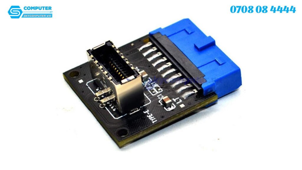 Giắc chuyển 20pin USB 3.0 sang Type C Header | Sky Computer