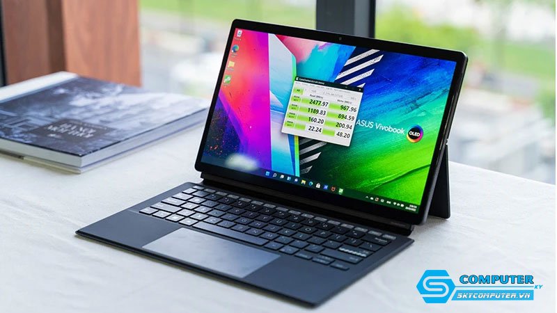 Laptop-asus-vivobook-13-slate-oled-t3300ka-skycomputer