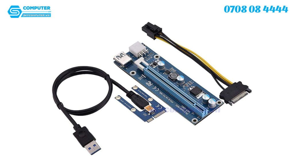 Riser Mini PCIE to PCIE 16x lắp thêm card PCIE cho Laptop