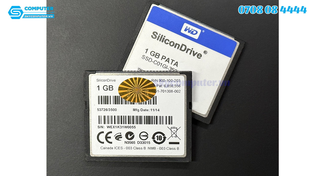 the-nho-cf-card-wd-silicondrive-1gb-pata-cho-may-cnc2