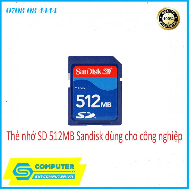 Thẻ nhớ SD 512MB Sandisk dùng cho công nghiệp | Sky Computer