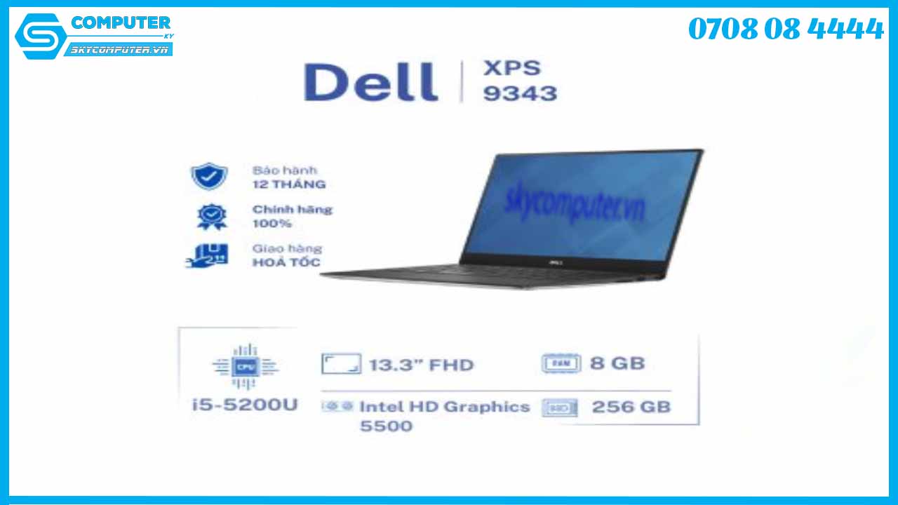 laptop-cu-dell-xps-13-9343-i5-5200u-ram-4gb-ssd-128gb-vga-hd-2